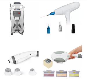 Самый горячий 4 в 1 E-light Ipl Rf Nd Yag Laser Многофункциональная машина для удаления волос
