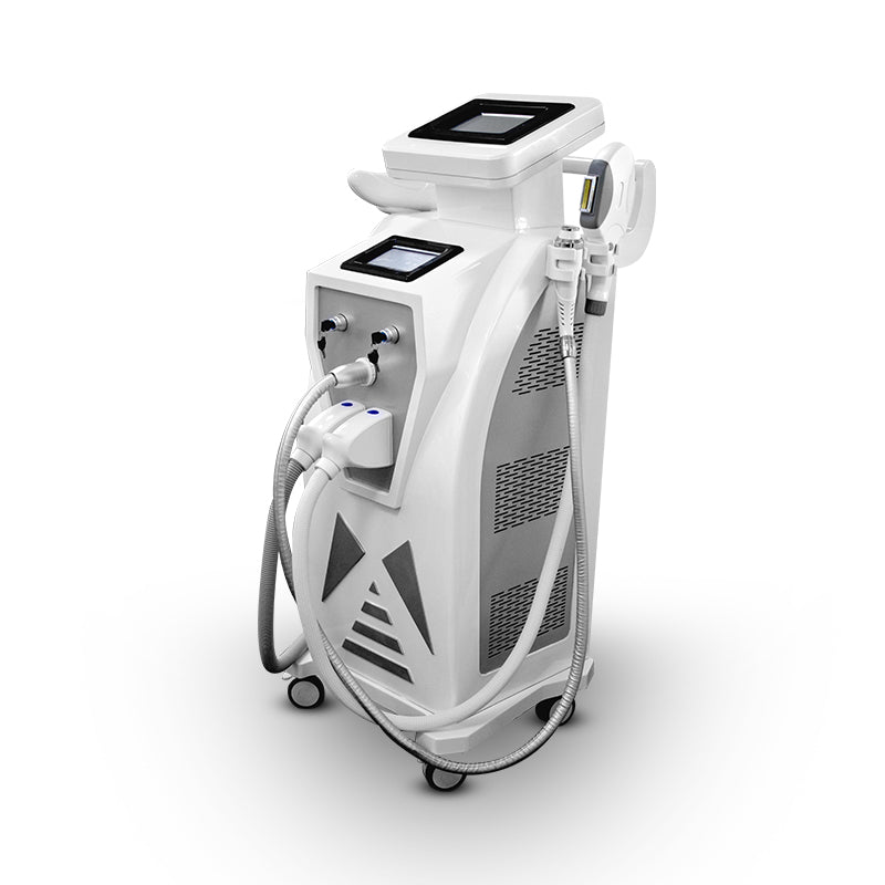 Самый горячий 4 в 1 E-light Ipl Rf Nd Yag Laser Многофункциональная машина для удаления волос